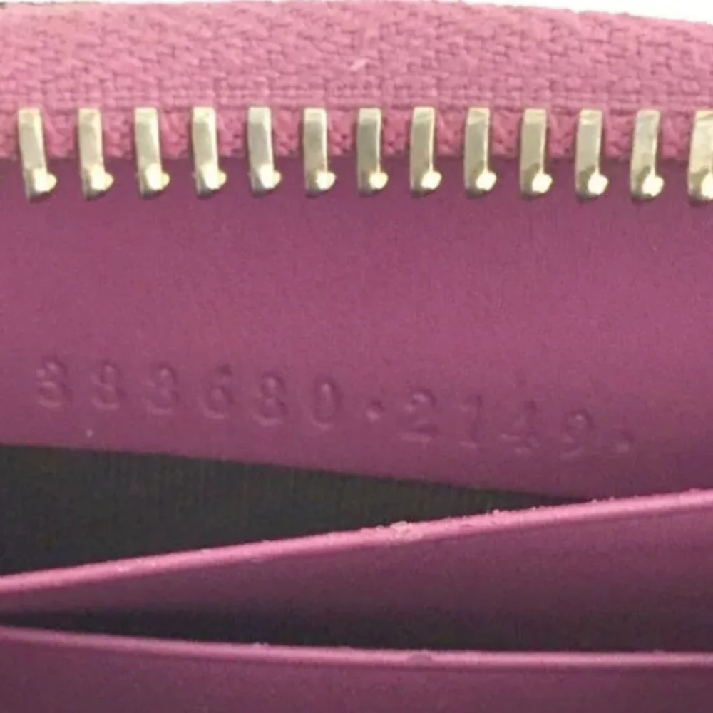 💖GUCCI Shima GG Guccissima Logo Leather Zippy Around Long Wallet  /N2464 - Picture 11 of 11